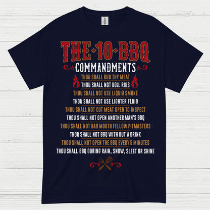 The 10 BBQ Commandments T Shirt