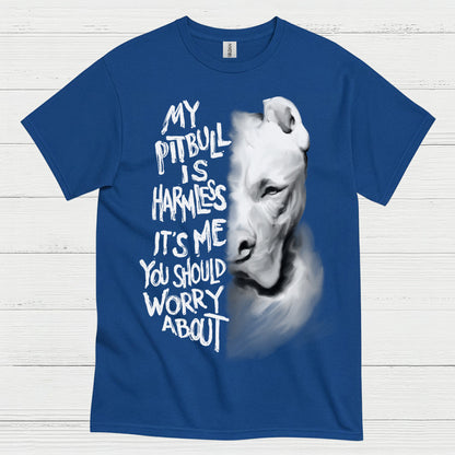 My Pitbull Is Harmless Quote T Shirt