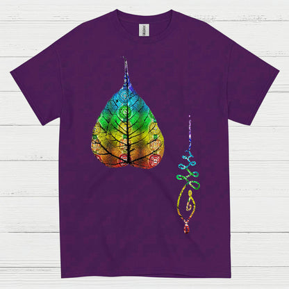 Chakra Leaf Spiritual Energy T Shirt