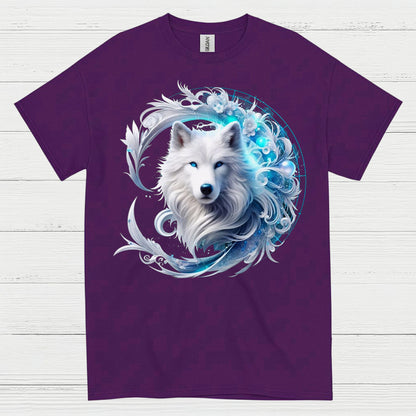 Mystic White Wolf Spirit T Shirt