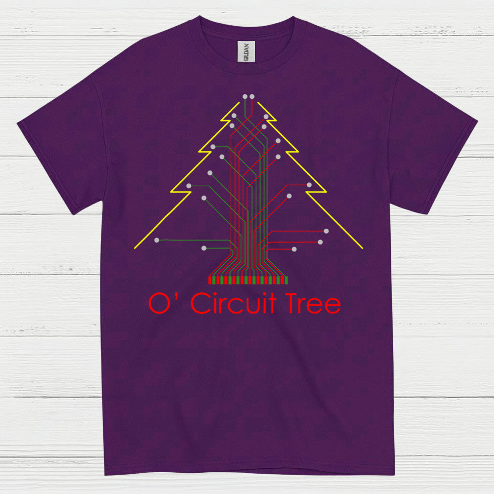 Circuit Tree Christmas T Shirt