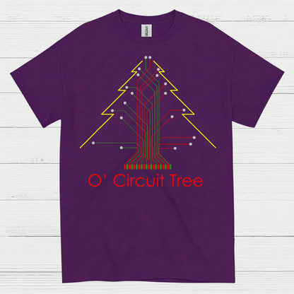 Circuit Tree Christmas T Shirt