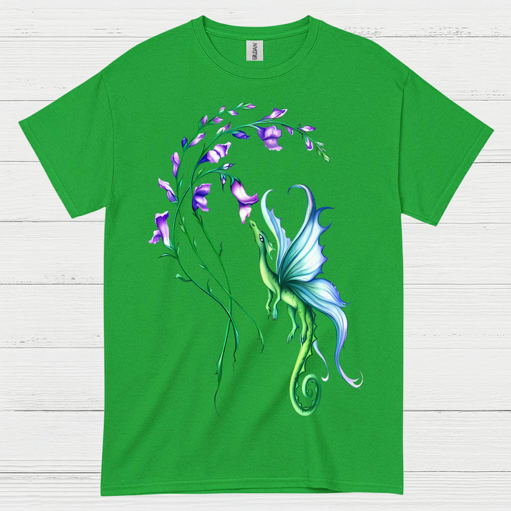 Floral Fairy Dragon T Shirt