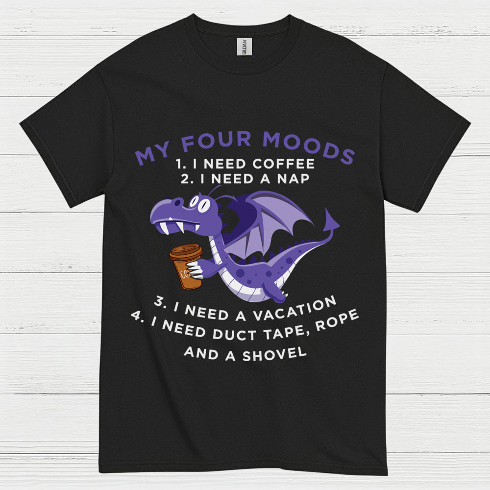 Sarcastic Coffee Dragon T Shirt