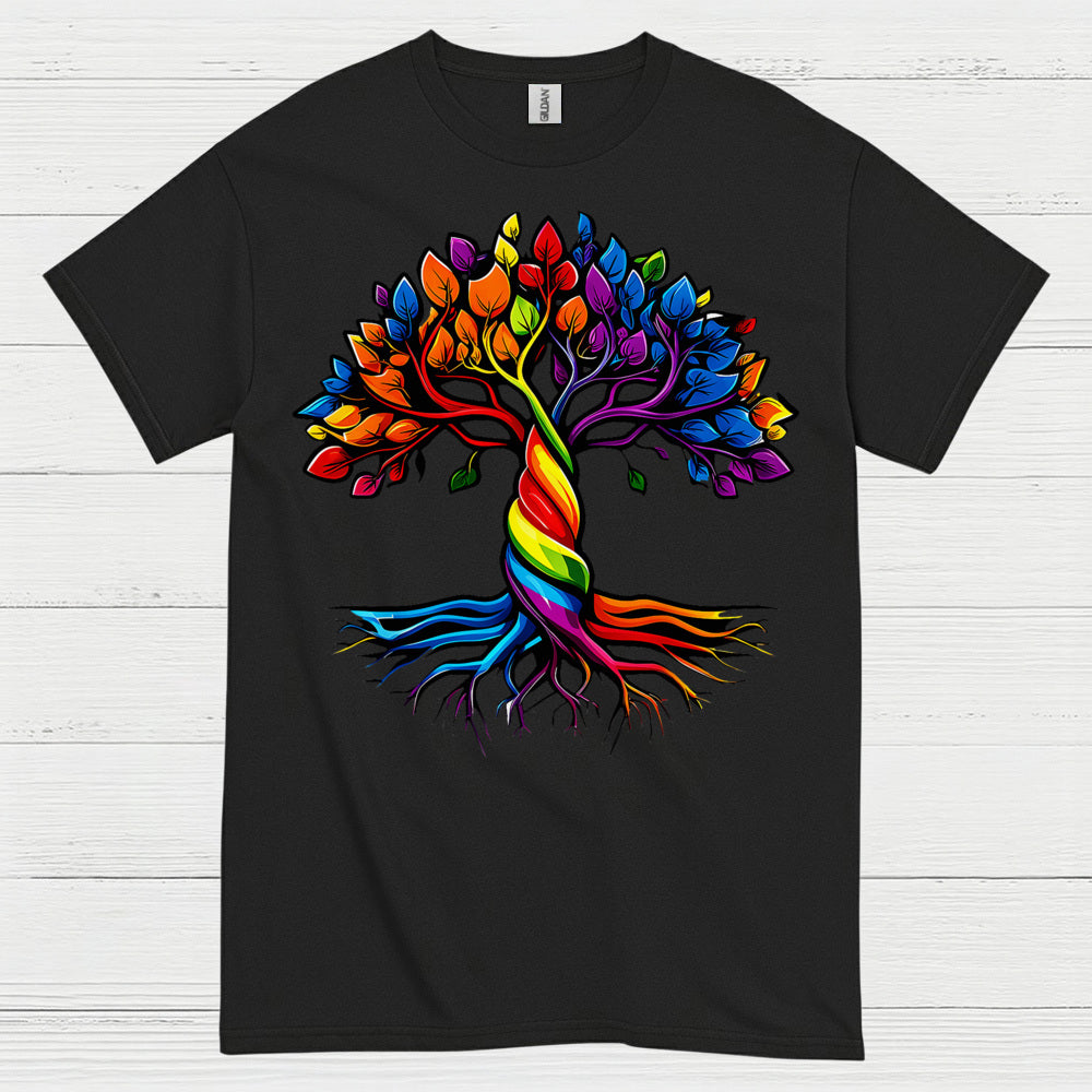 Rainbow Tree Of Life Pride T Shirt
