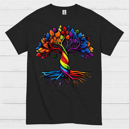 Rainbow Tree Of Life Pride T Shirt