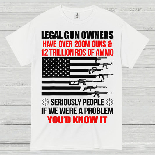 Legal Gun Owners Patriotic Second Amendment T Shirt