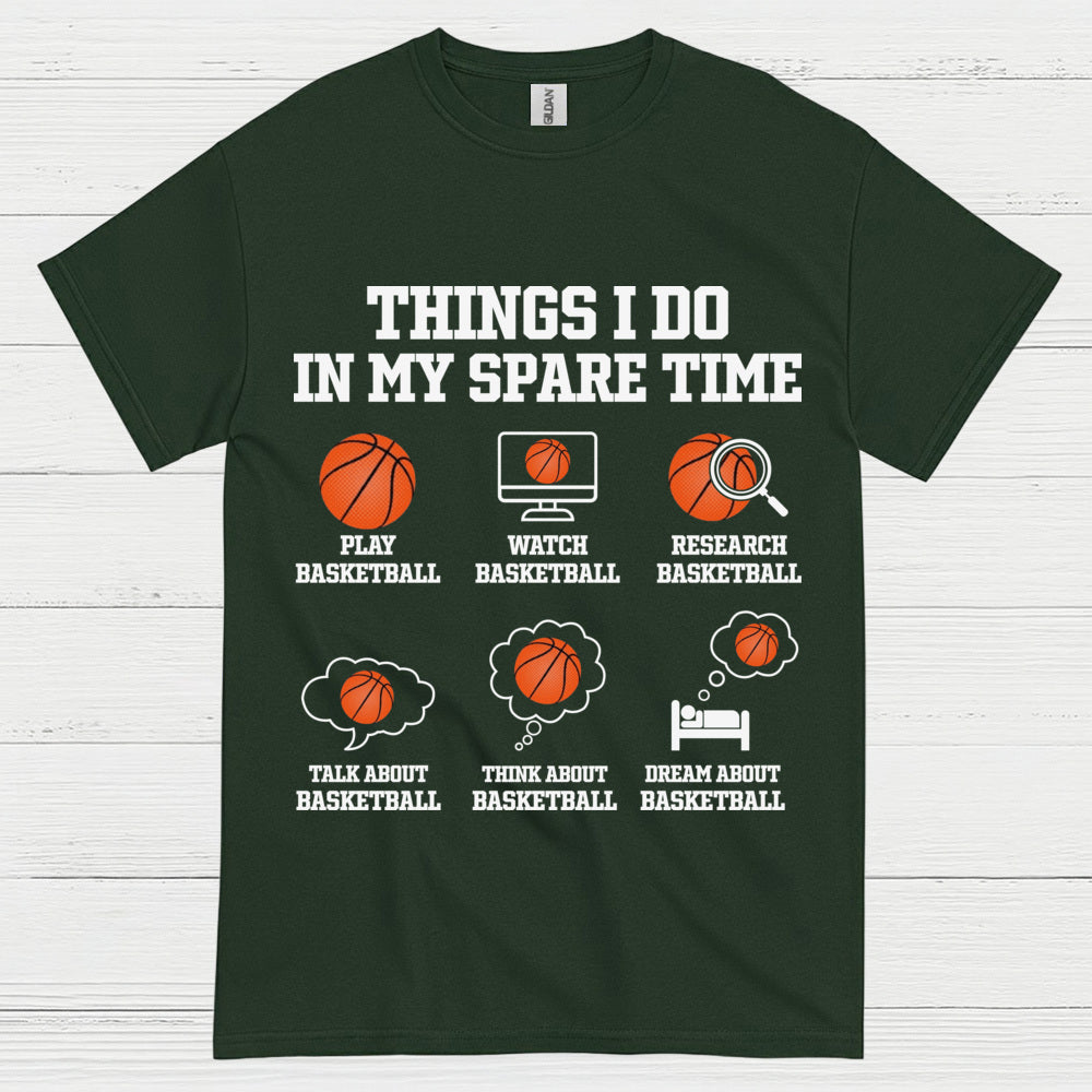 Things I Do In My Spare Time Basketball T Shirt