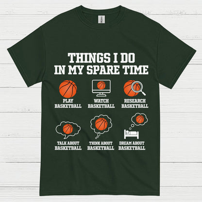 Things I Do In My Spare Time Basketball T Shirt