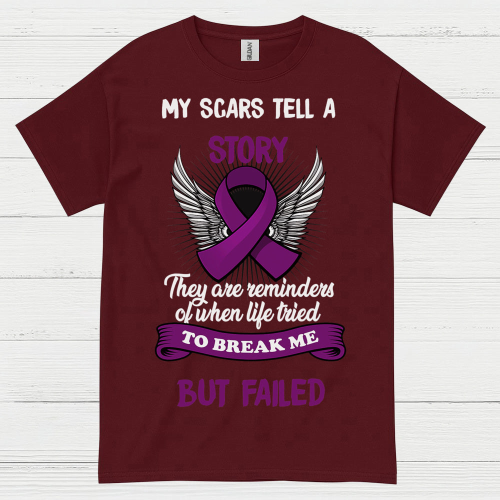 My Scars Tell A Story Epilepsy T Shirt