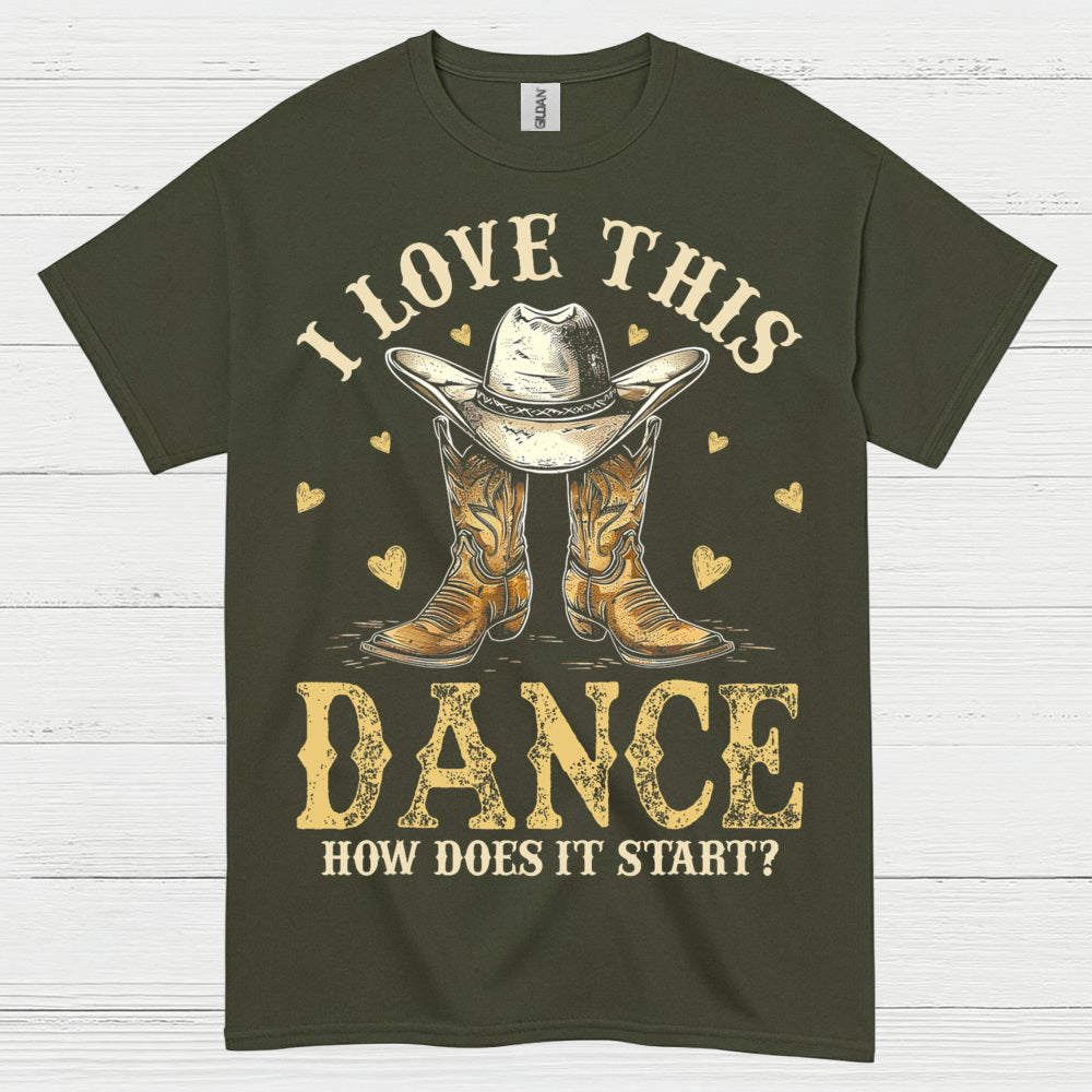 Love This Dance Country Style T Shirt