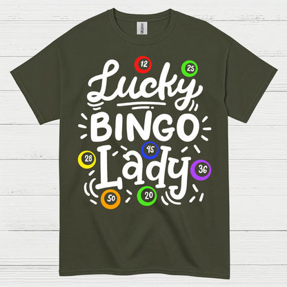 Lucky Bingo Lady T Shirt