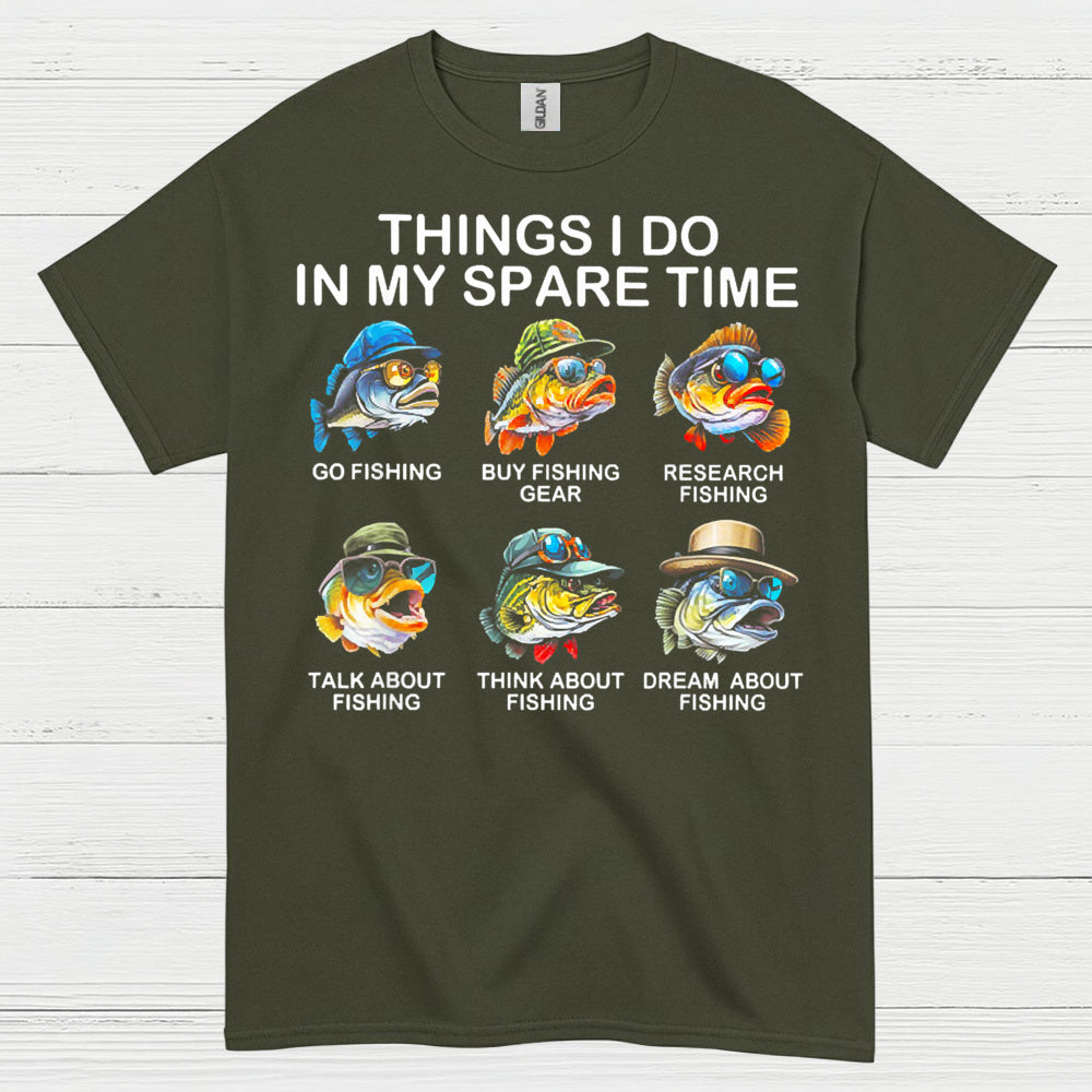 Things I Do Fishing T Shirt