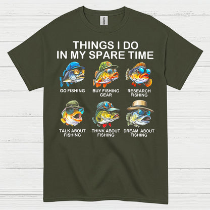 Things I Do Fishing T Shirt