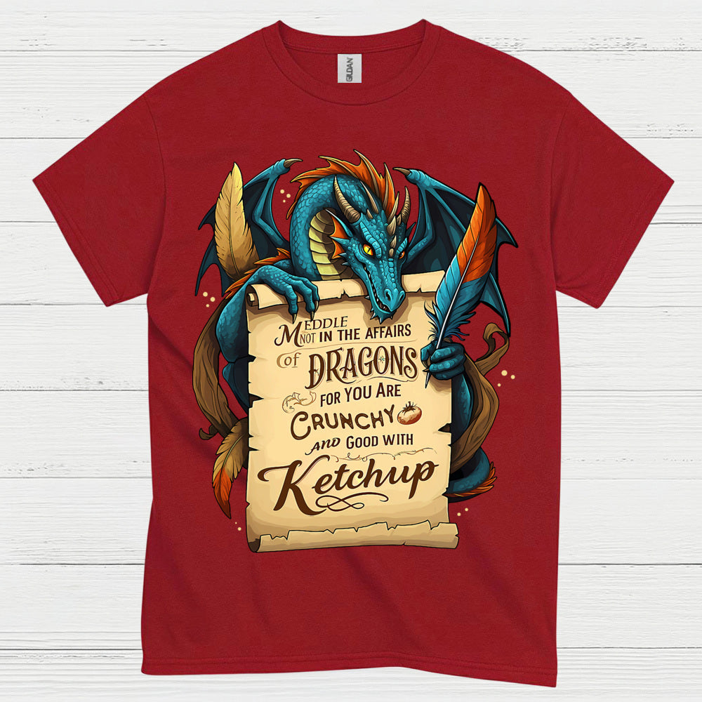 Crunchy With Ketchup Dragon T Shirt