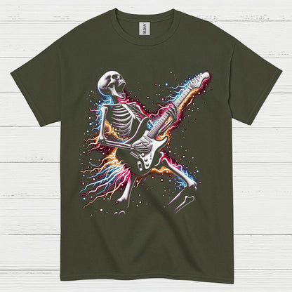 Electric Bones Guitar T Shirt