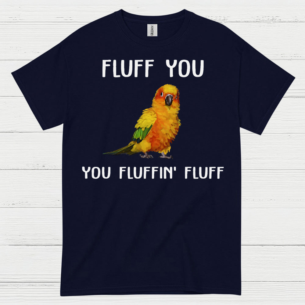Fluff You Funny Parrot T Shirt
