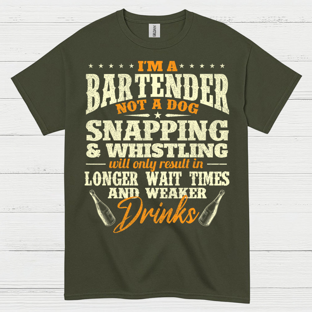 Im A Bartender Not A Dog T Shirt