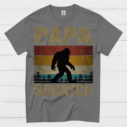 Papa Squatch Bigfoot T Shirt