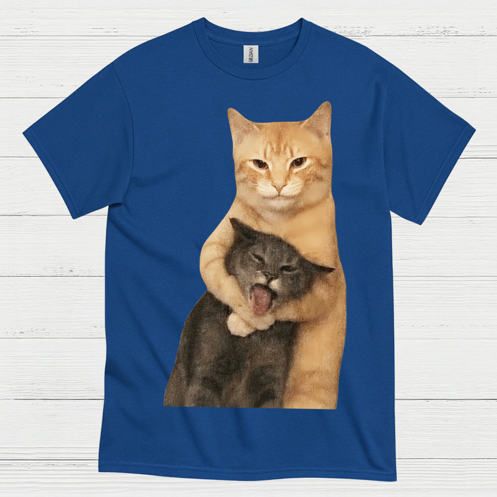 Funny Cat Hug Meme T Shirt