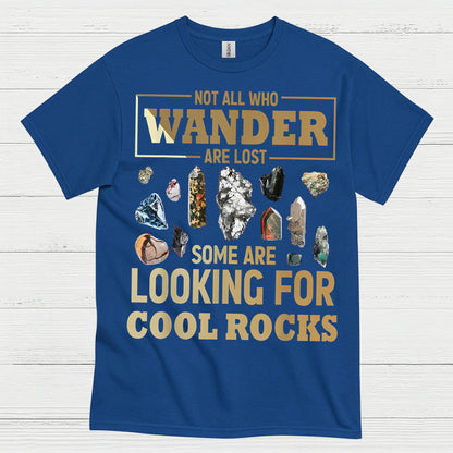 Not All Who Wander Rock Hunter T Shirt
