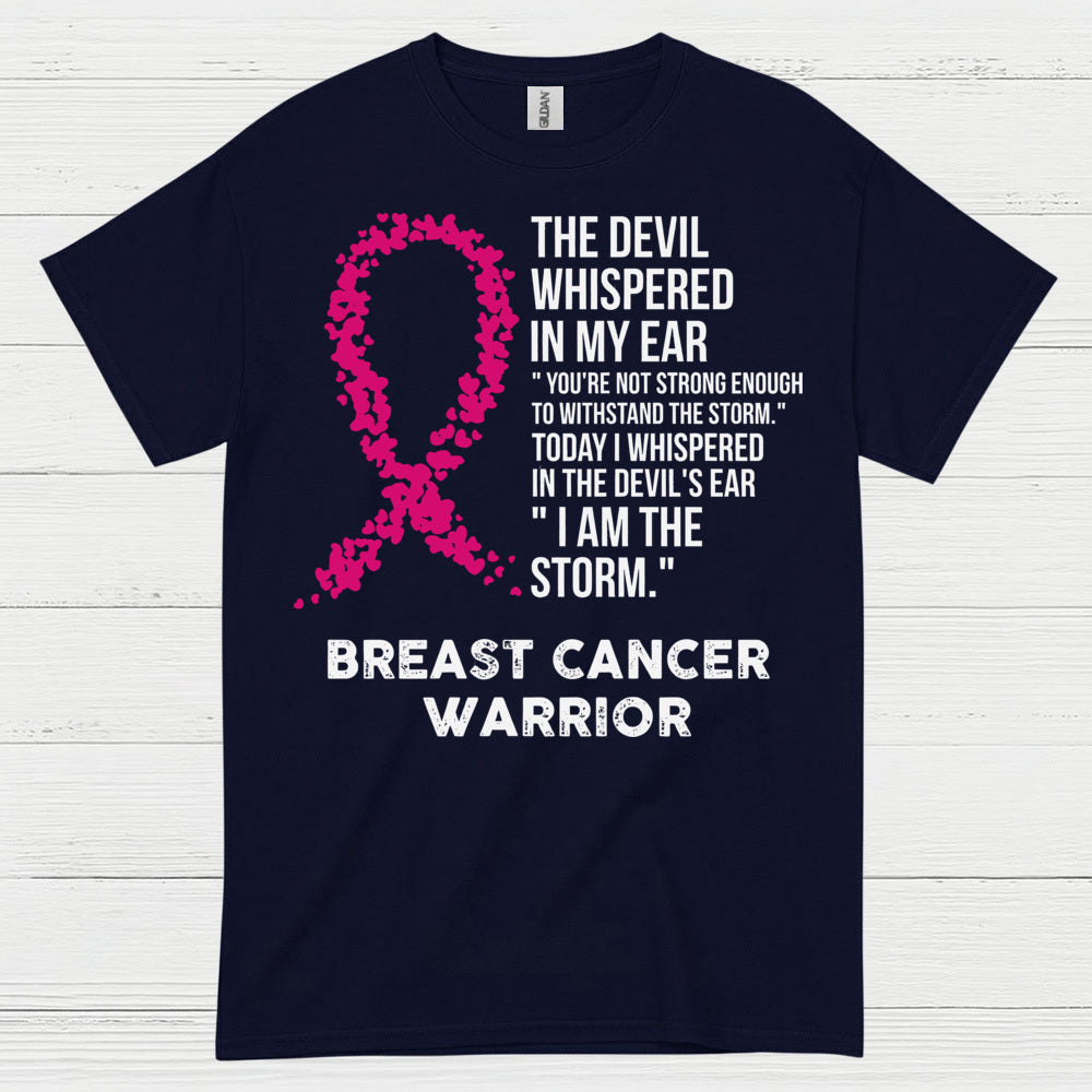 Breast Cancer Warrior Inspirational Quote T Shirt