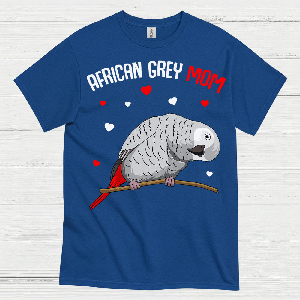 African Grey Mom T Shirt