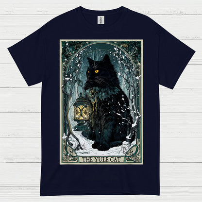 Yule Cat Winter Art T Shirt