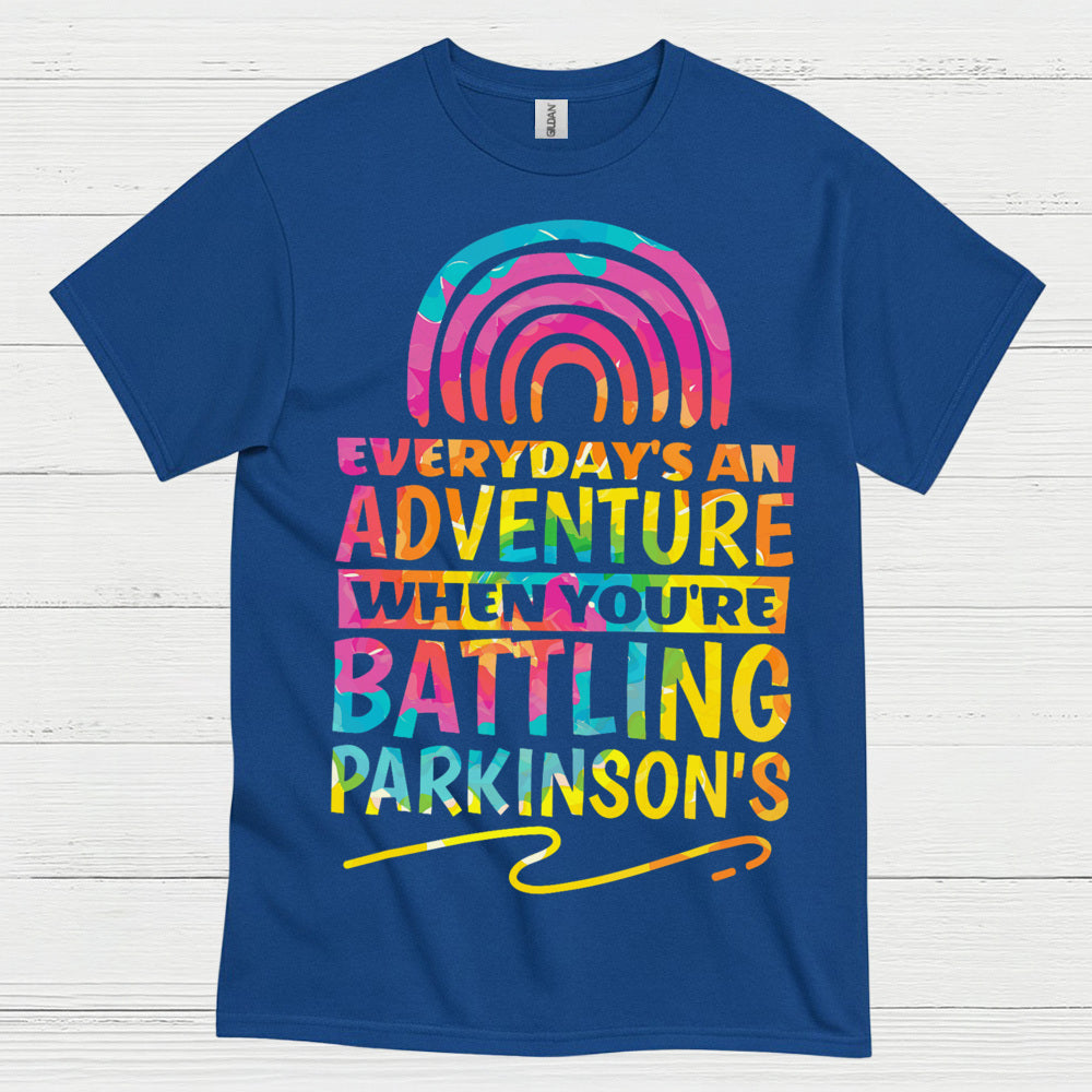 Everyday’s An Adventure Battling Parkinson’s Quote T Shirt