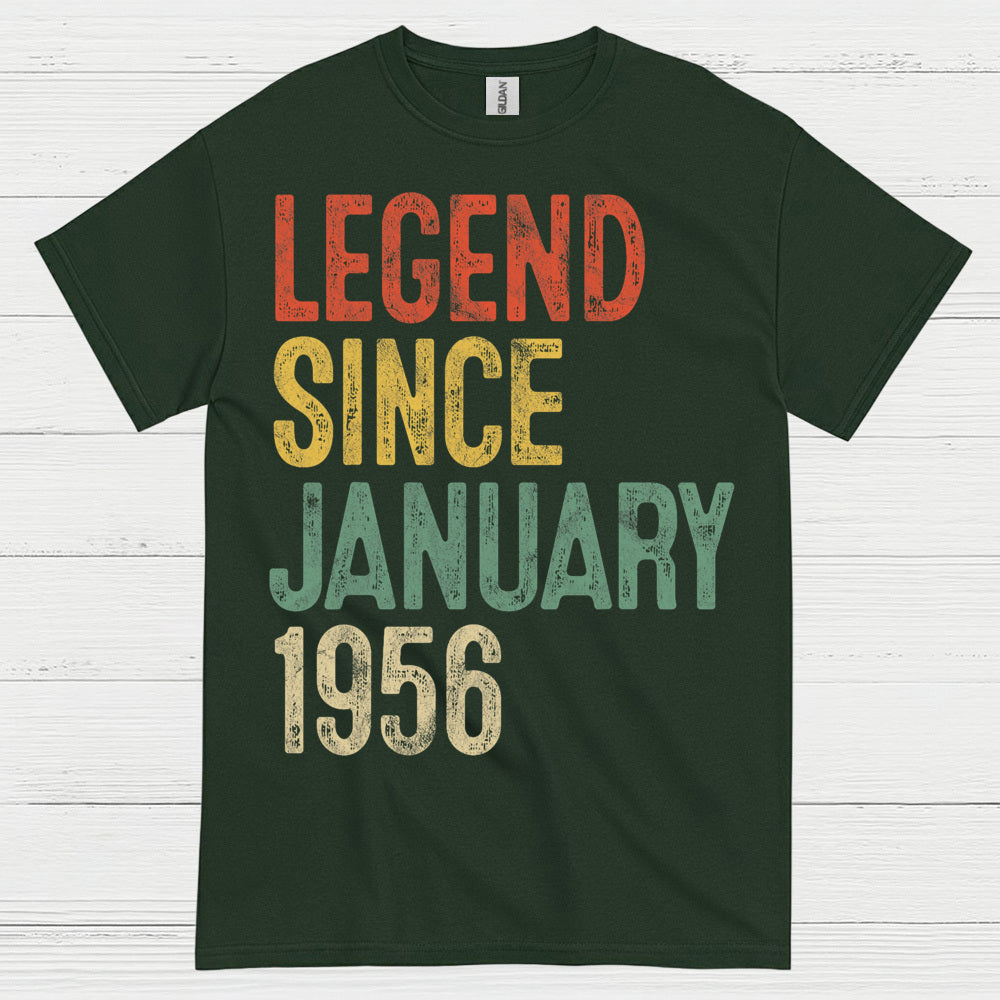 Legend Since January 1956 Birthday T Shirt