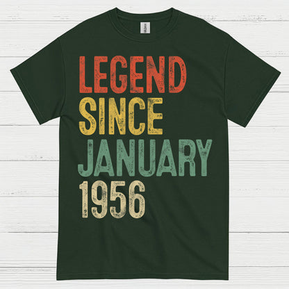 Legend Since January 1956 Birthday T Shirt