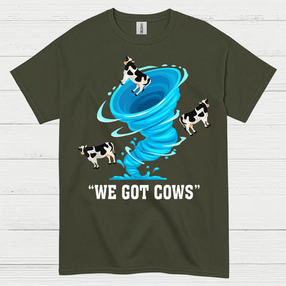 We Got Cows Tornado T Shirt