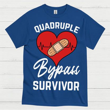 Quadruple Bypass Survivor T Shirt