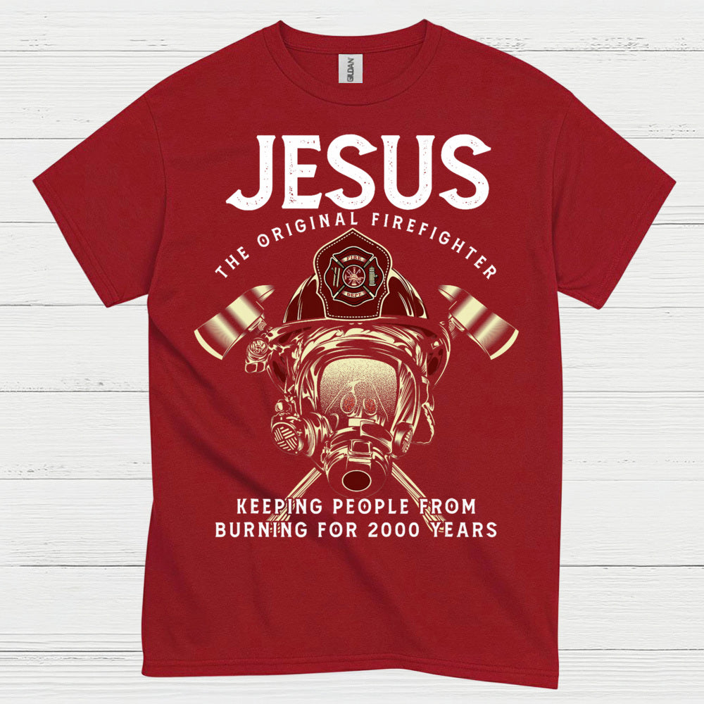 Jesus Saves Firefighters Serve T-Shirt