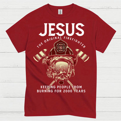 Jesus Saves Firefighters Serve T-Shirt