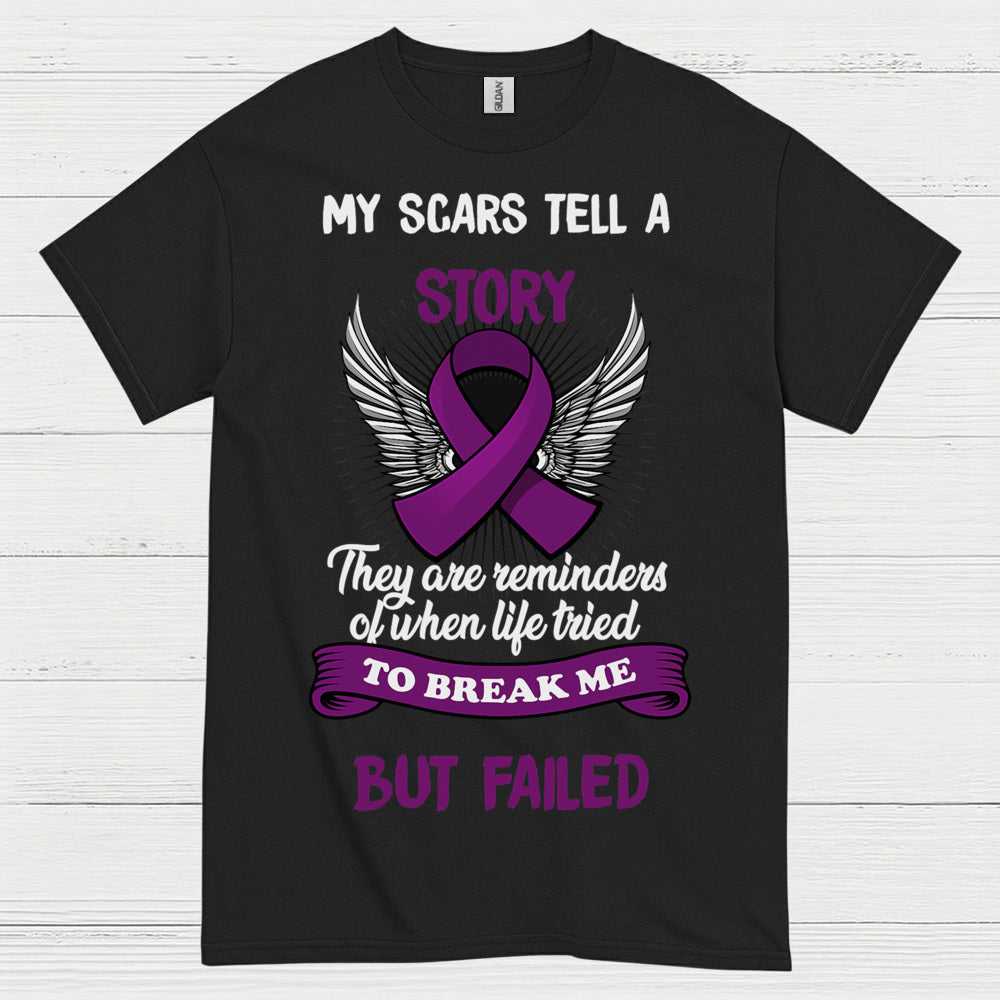 My Scars Tell A Story Epilepsy T Shirt