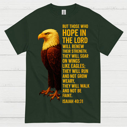Hope In The Lord Christian Eagle Faith T Shirt