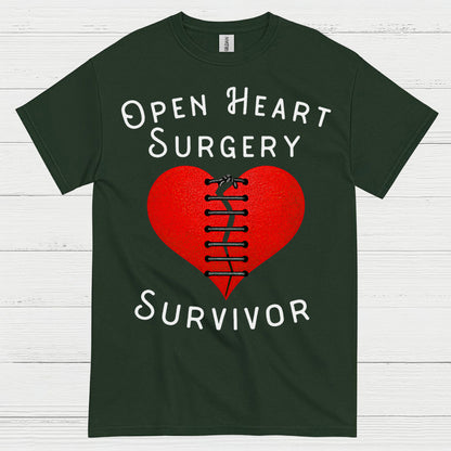 Open Heart Surgery Survivor T Shirt