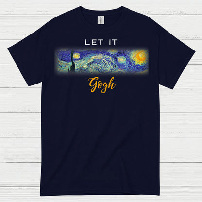 Let It Gogh Minimal Art T Shirt