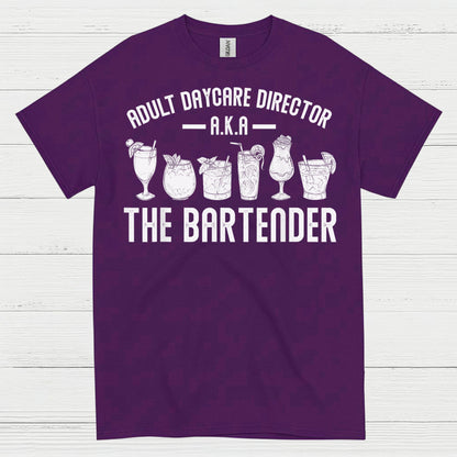 Adult Daycare Director Bartender Humor T Shirt
