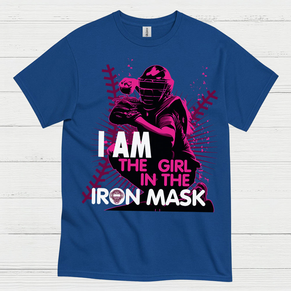 I Am The Girl In The Iron Mask Softball T Shirt