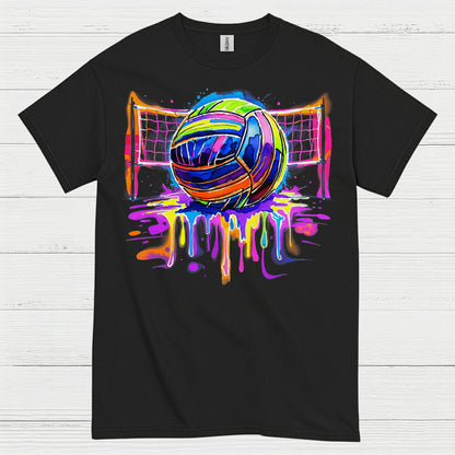 Colorful Volleyball Art T Shirt