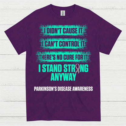 I Stand Strong Parkinson’s Awareness T Shirt