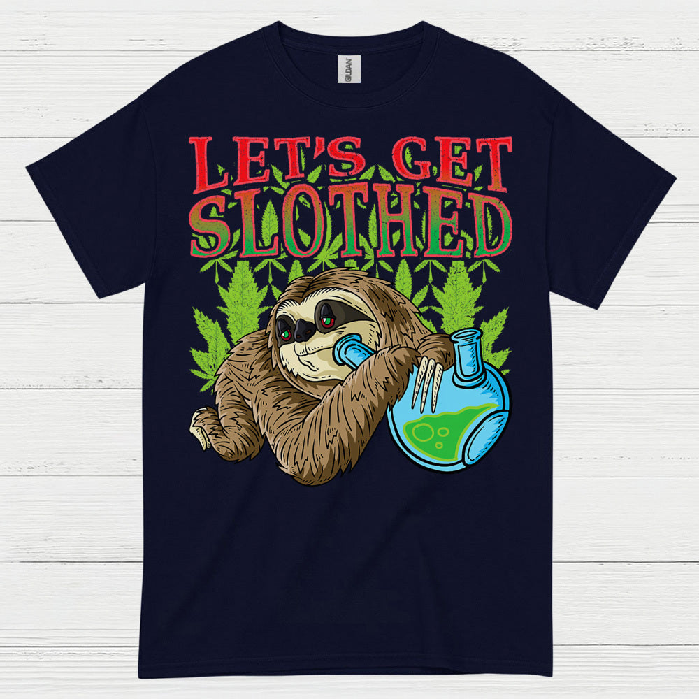Lets Get Slothed Funny Sloth T Shirt