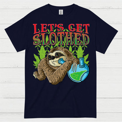 Lets Get Slothed Funny Sloth T Shirt
