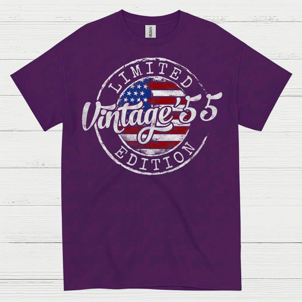 Vintage 55 Limited Edition Birthday T Shirt