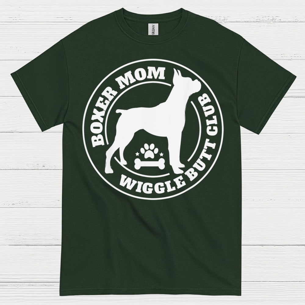 Boxer Mom Wiggle Butt Club T Shirt