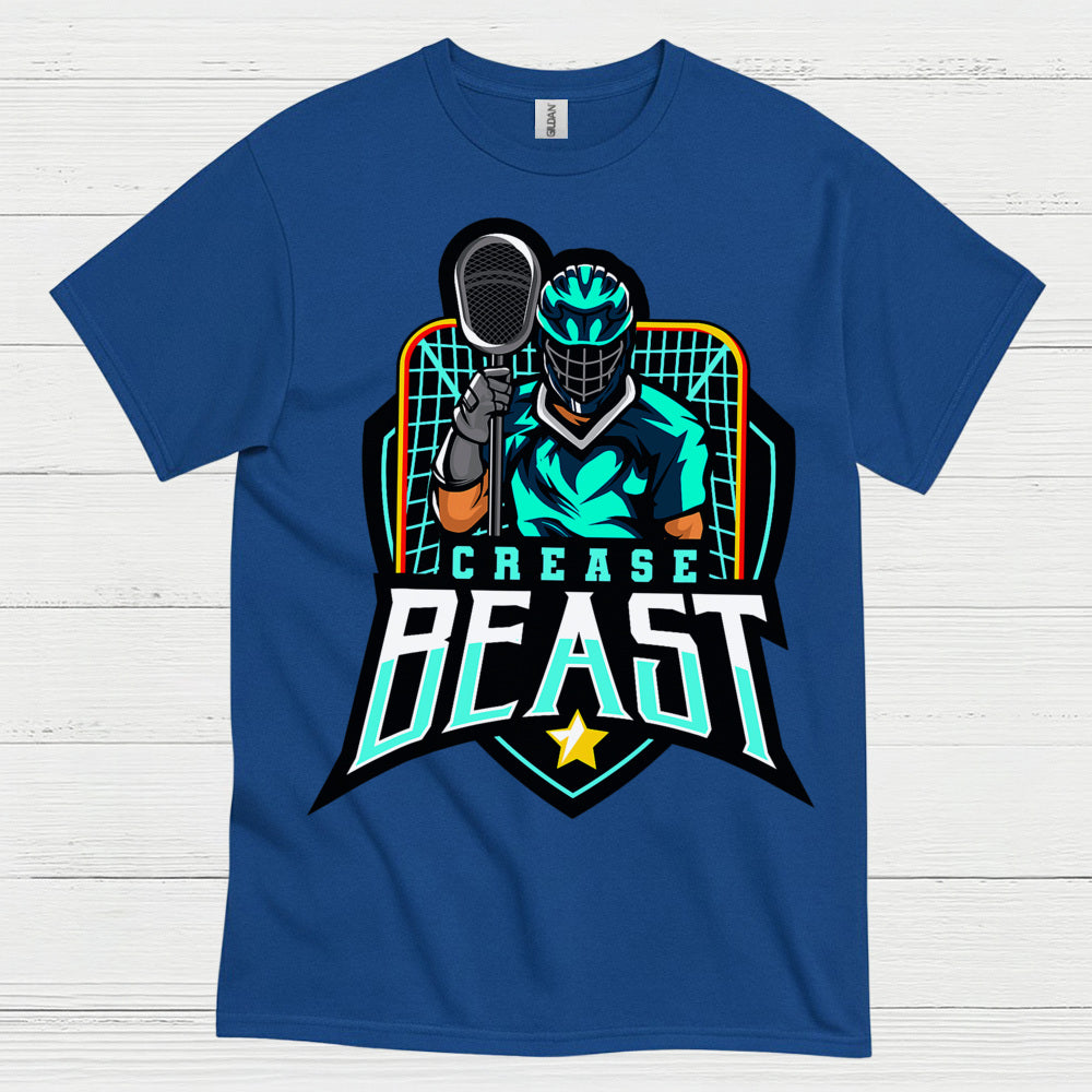 Crease Beast Lacrosse Goalie T Shirt