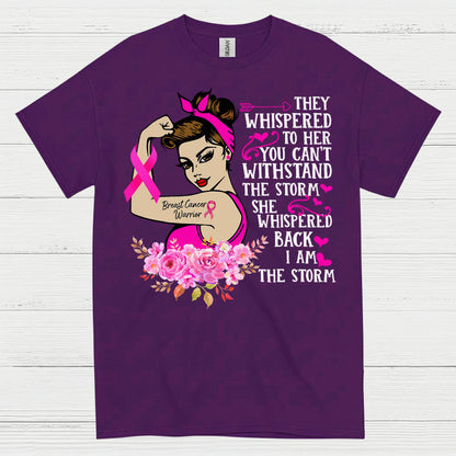 Breast Cancer Warrior Strong Woman T Shirt