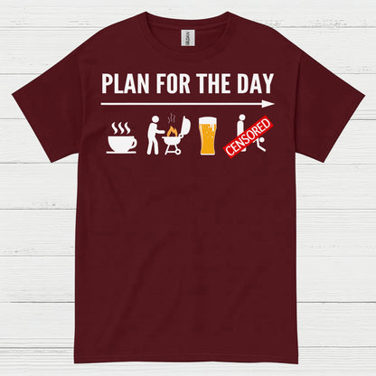 Plan For The Day BBQ T Shirt